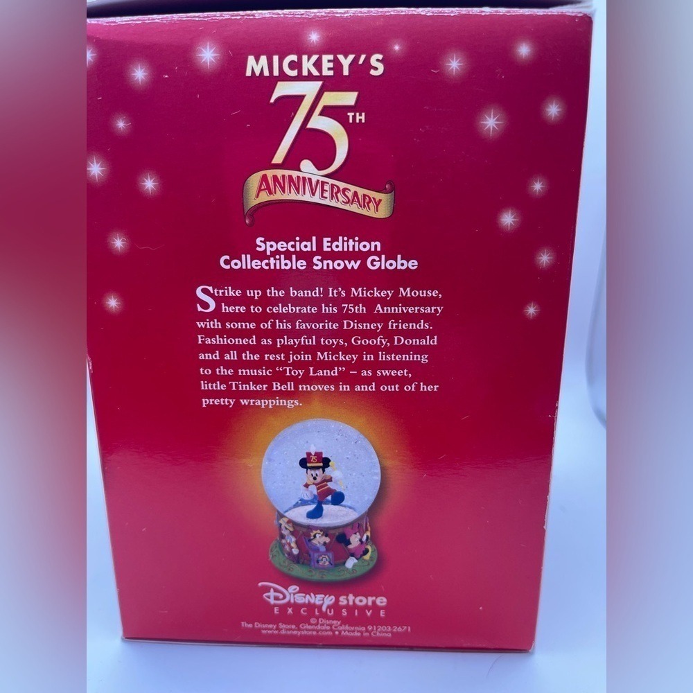Mickey Mouse 75th Anniversary Disney Special Edition Vintage New Globe Music - Picture 3 of 9